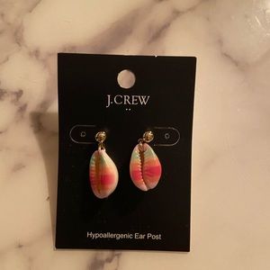 J crew shell earrings